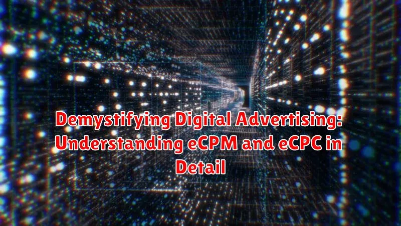 Demystifying Digital Advertising: Understanding eCPM and eCPC in Detail Demystifying Digital Advertising: Understanding eCPM and eCPC in Detail