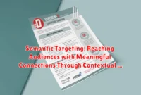 Semantic Targeting: Reaching Audiences with Meaningful Connections Through Contextual Understanding